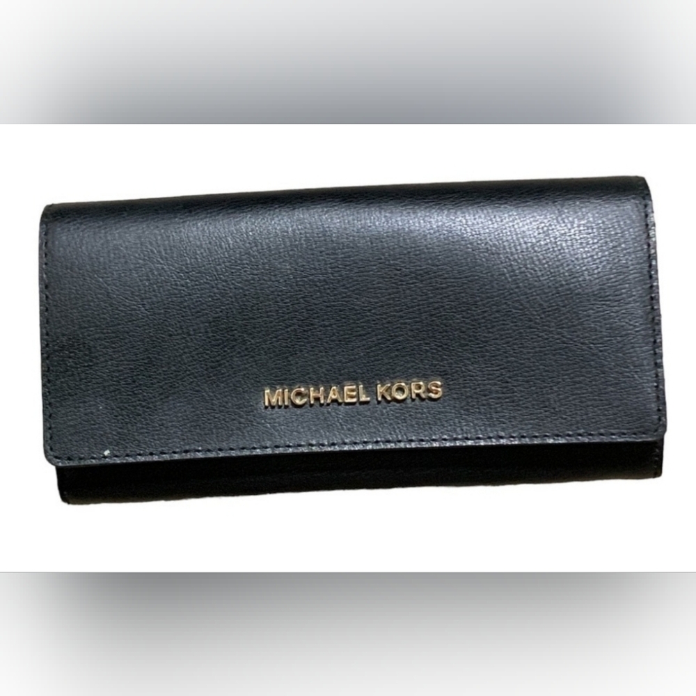 Michael Kors Black Leather Wallet